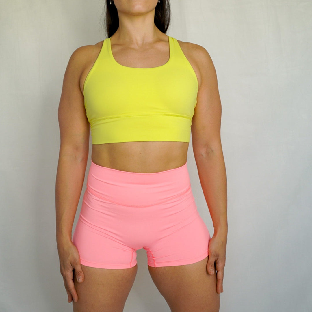 CASCADING  LONGLINE SPORTS BRA