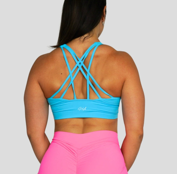 CASCADING  LONGLINE SPORTS BRA