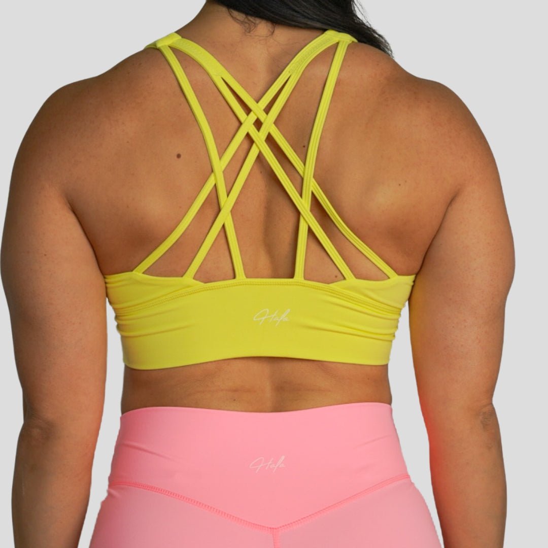 CASCADING  LONGLINE SPORTS BRA