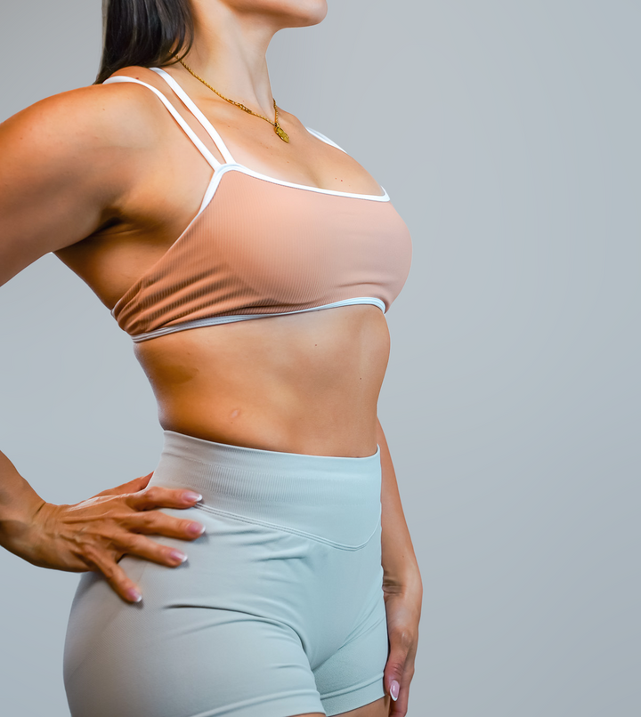 Ribbed Chic Sports Bra