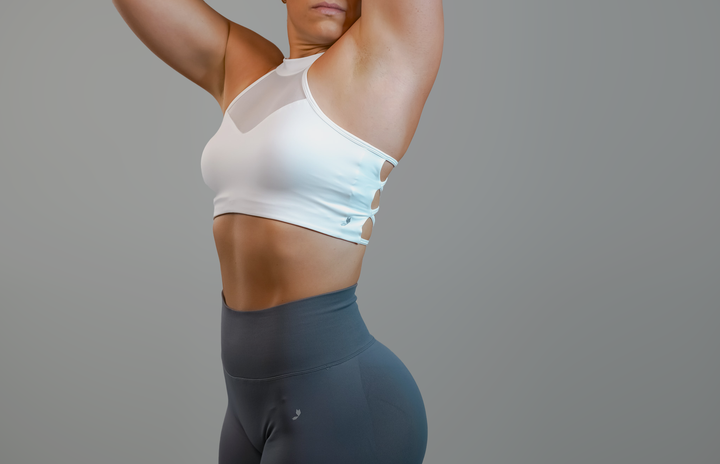 Aphrodite High Neck Mesh Bra